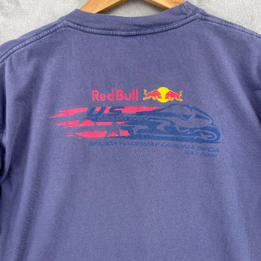 Red Bull 2006 US Grand Prix Laguna Seca F1 Long Sleeve Tee Double Sided - Picture 8 of 11